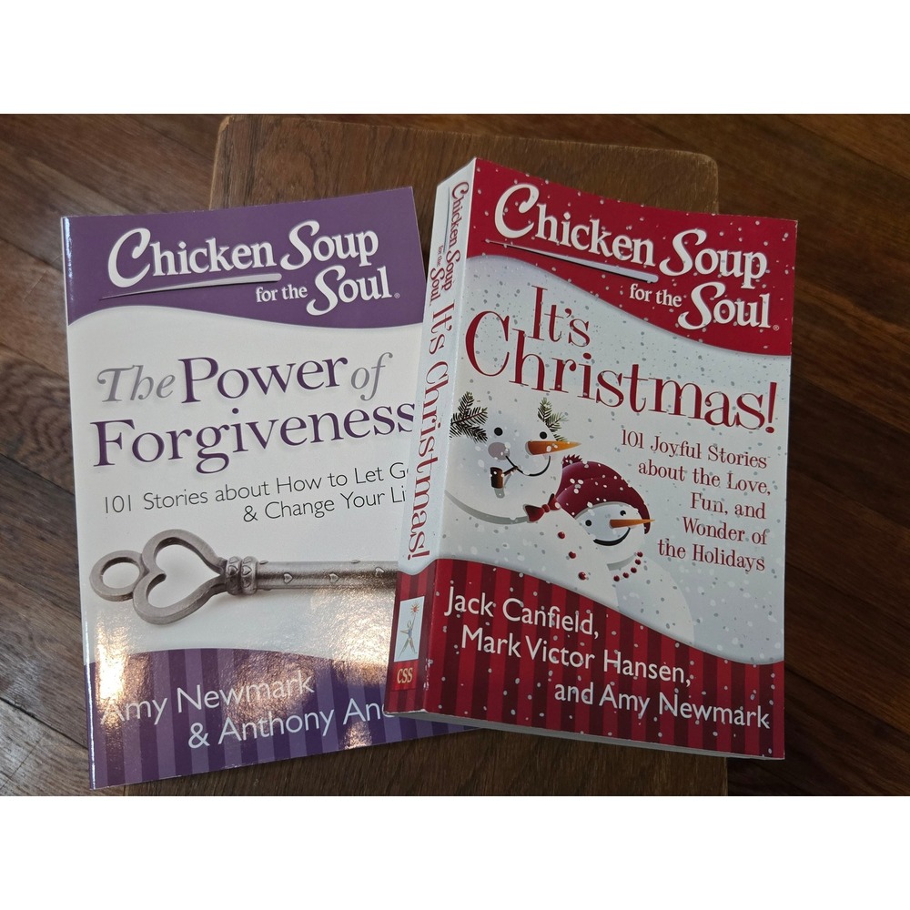 Chicken Soup for the Soul Book Lot The Power of Forgiveness & It's Christmas!